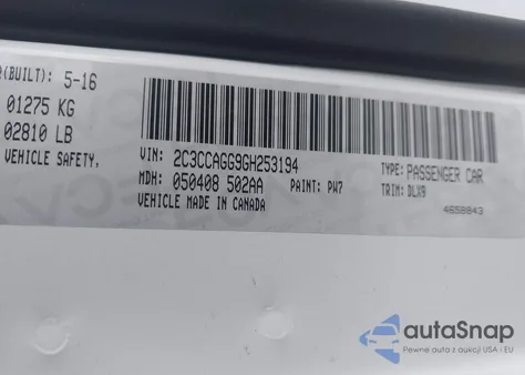 2016 Chrysler 300 300S z USA, uszkodzony, nr VIN 2C3CCAGG9GH253194